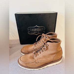 Thursday Boots Diplomat Pebble Mens US 9.5 Rugged & Resilient Leather